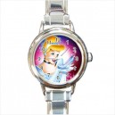 Disney Cinderella - Round Italian Charm Watch