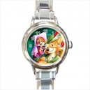 Disney Robin Hood - Round Italian Charm Watch