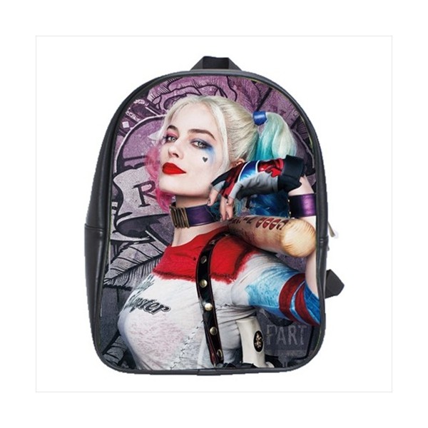 Harley Quinn Suicide Squad Backpack Insulated Lunch Box Pencil Bag Cross Bag Lot 
