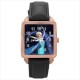 Disney Frozen Elsa - Square Unisex Rose Gold Tone Watch