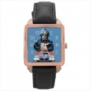 Mad Max - Square Unisex Rose Gold Tone Watch