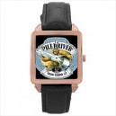 Staus Quo Piledriver - Square Unisex Rose Gold Tone Watch
