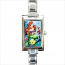 Disney Ariel The Little Mermaid - Rectangular Italian Charm Watch