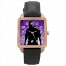 Justin Bieber Believe - Square Unisex Rose Gold Tone Watch