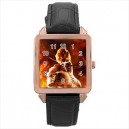 Lady Gaga La Chameleon - Square Unisex Rose Gold Tone Watch