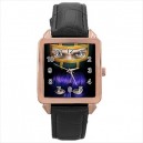 Kick Ass - Square Unisex Rose Gold Tone Watch