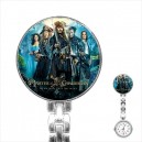 Pirates of the Caribbean Dead Men Tell No Tales - Stainless Steel Nurses Fob Watch