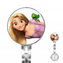 Disney Tangled Rapunzel - Stainless Steel Nurses Fob Watch