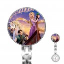 Disney Tangled Rapunzel - Stainless Steel Nurses Fob Watch