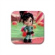 Wreck It Ralph Vanellope Von Schweetz - Set Of 4 Coasters