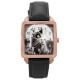 Disney Frankenweenie - Square Unisex Rose Gold Tone Watch