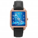 Disney Cinderella Slipper - Square Unisex Rose Gold Tone Watch