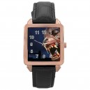 An American Werewolf In London - Square Unisex Rose Gold Tone Watch