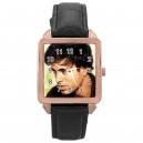 Enrique Iglesias - Square Unisex Rose Gold Tone Watch