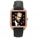 Jason Statham - Square Unisex Rose Gold Tone Watch