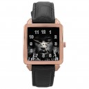 Jimi Hendrix - Square Unisex Rose Gold Tone Watch