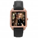 Anna Paquin - Square Unisex Rose Gold Tone Watch