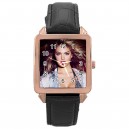 Kate Upton - Square Unisex Rose Gold Tone Watch