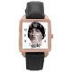 Eminem Slim Shady - Square Unisex Rose Gold Tone Watch