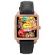 The Emoji Movie - Square Unisex Rose Gold Tone Watch