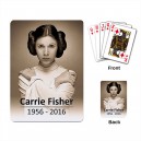 Carrie Fisher Princess leia - Playing Cards