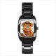 The Muppets Kermit The Frog - Mens Black Stainless Steel Barrel Style Watch