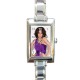 Stacey Solomon - Rectangular Italian Charm Watch