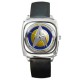 Star Trek Starfleet Command - Silver Tone Square Metal Watch