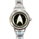 Star Trek Starfleet Command - Round Italian Charm Watch