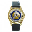 Star Trek Starfleet Command - Gold Tone Metal Watch