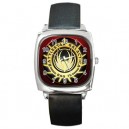 Battlestar Galactica - Silver Tone Square Metal Watch