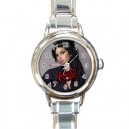 Amy Winhouse Signature - Round Italian Charm Watch