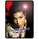 Amy Winehouse - Large Throw Fleece Blanket 