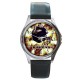 NFL Baltimore Ravens - Silver Tone Round Metal Watch
