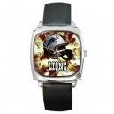 NFL Detroit Lions - Silver Tone Square Metal Watch