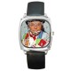 Roy Chubby Brown - Silver Tone Square Metal Watch