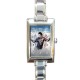 Lionel Messi - Rectangular Italian Charm Watch