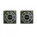 Lost Dharma - Cufflinks (Square)