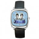 Jedward - Silver Tone Square Metal Watch