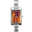 Justin Bieber - Rectangular Italian Charm Watch