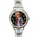 Chucky Childs Play - Round Italian Charm Watch