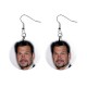 Patrick Swayze - Button Earrings