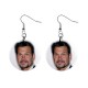 Patrick Swayze - Button Earrings