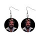 Kenny Rodgers - Button Earrings