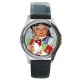 Roy Chubby Brown - Silver Tone Round Metal Watch