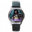 Xena Samurai - Silver Tone Round Metal Watch