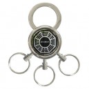 Lost Dharma - 3 Ring Keyring