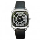 Lost Dharma - Silver Tone Square Metal Watch