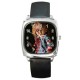 Chucky Childs Play - Silver Tone Square Metal Watch