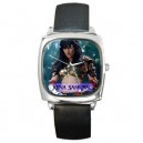 Xena Samurai - Silver Tone Square Metal Watch